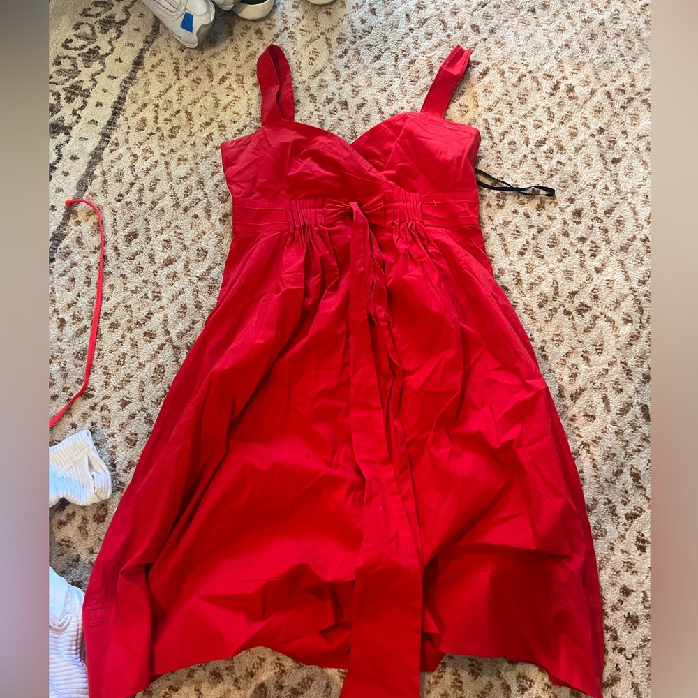 Red dress